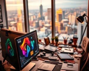 Creatief werken met design software