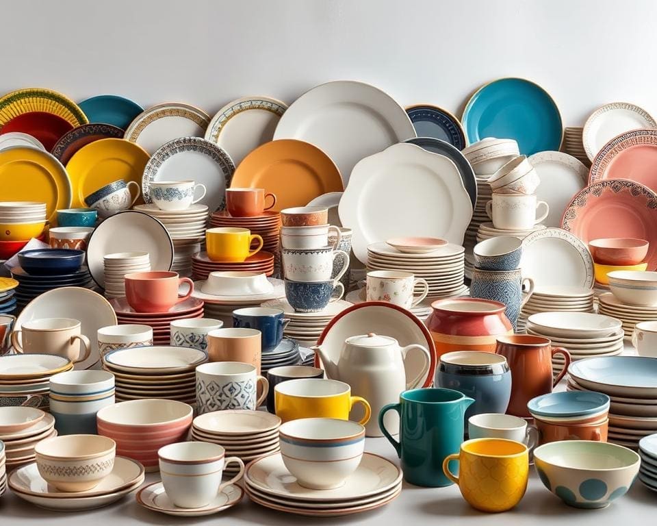 diverse designs van serviescollectie diverse designs van serviescollectie
