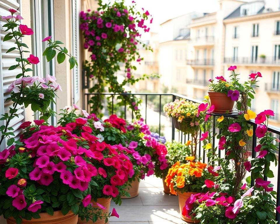 bloemen balkon