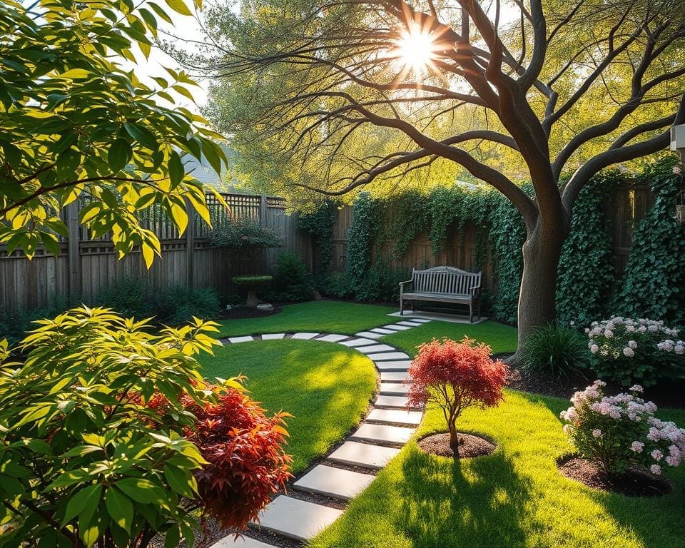 bomen tuin