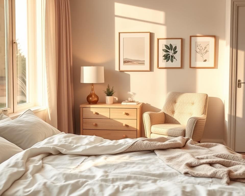 rustige slaapkamer