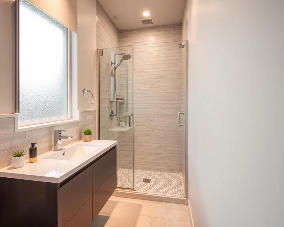 kleine badkamer