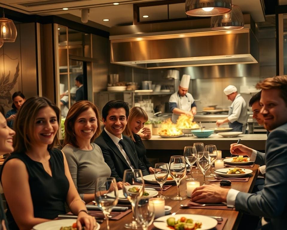 open keuken restaurant
