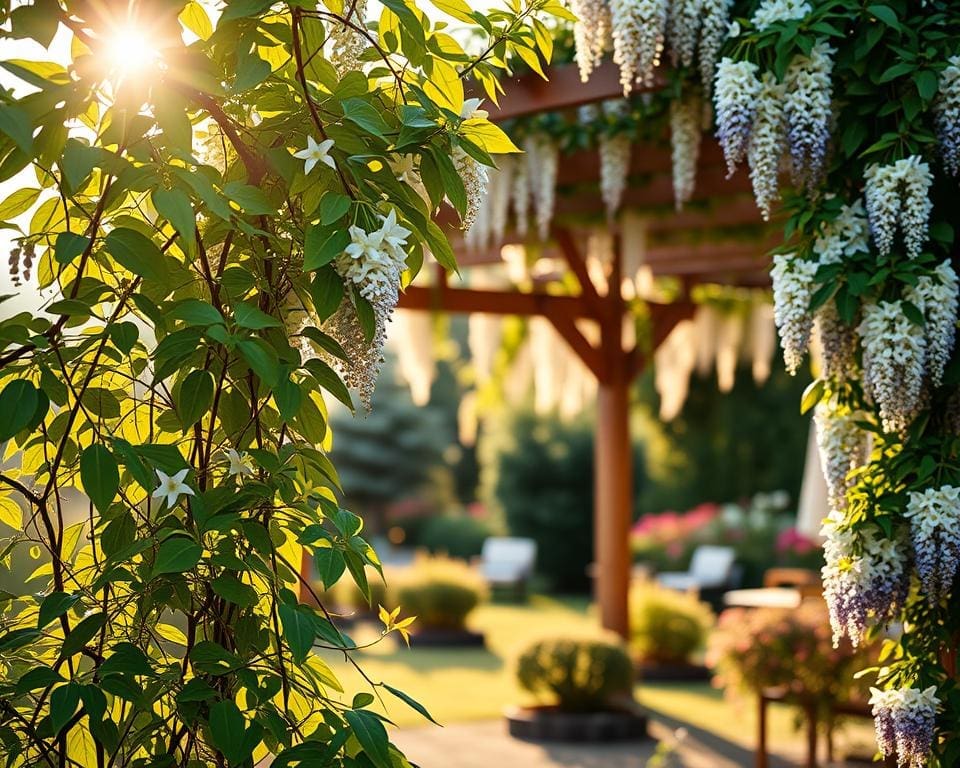pergola klimplanten