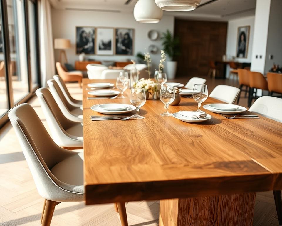 houten eettafel